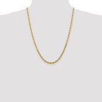 FJC Finejewelers 24 Inch 14k 4.5mm bright-cut Quadruple Rope Chain Necklace