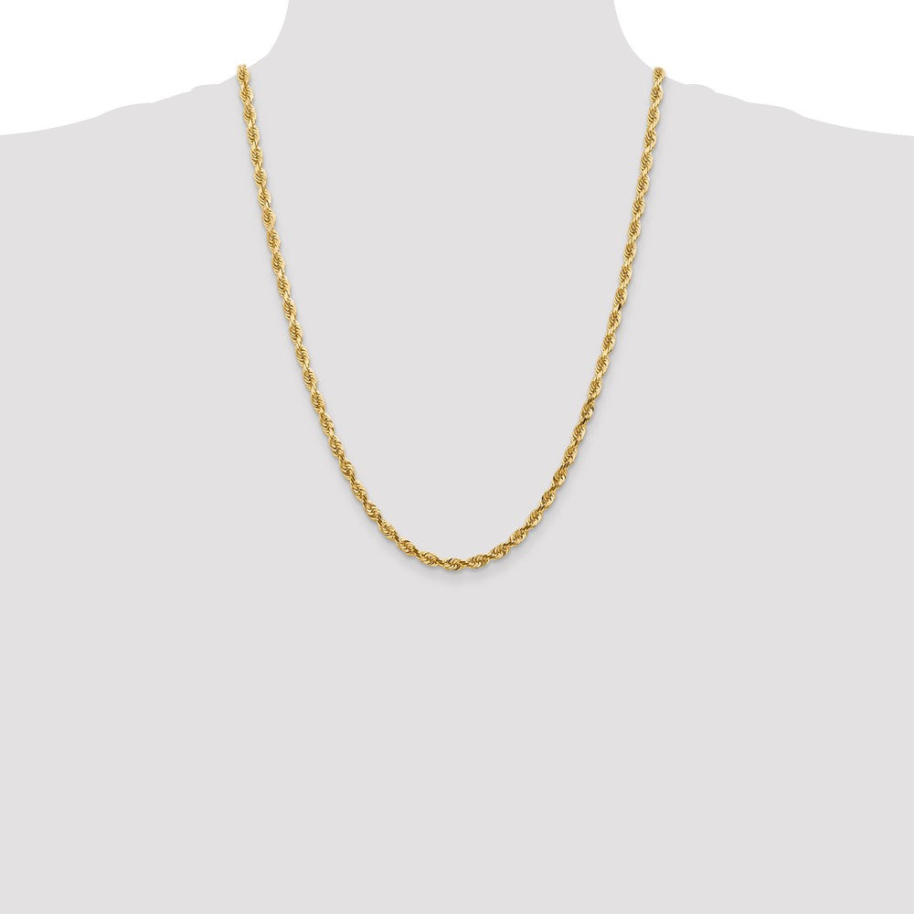 FJC Finejewelers 24 Inch 14k 4.5mm bright-cut Quadruple Rope Chain Necklace