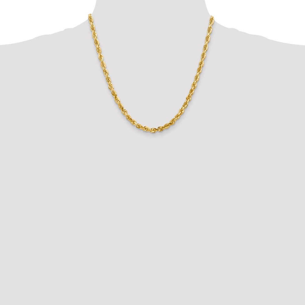 FJC Finejewelers 20 Inch 14k 5.0mm bright-cut Quadruple Rope Chain Necklace