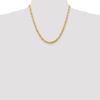 FJC Finejewelers 20 Inch 14k 5.0mm bright-cut Quadruple Rope Chain Necklace