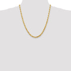 FJC Finejewelers 22 Inch 14k 5.0mm bright-cut Quadruple Rope Chain Necklace