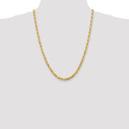 FJC Finejewelers 24 Inch 14k 5.0mm bright-cut Quadruple Rope Chain Necklace