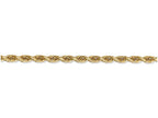 FJC Finejewelers 8 Inch 14k Yellow Gold 5.0mm bright-cut Quadruple Rope Chain Bracelet