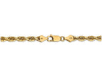 FJC Finejewelers 8 Inch 14k Yellow Gold 5.0mm bright-cut Quadruple Rope Chain Bracelet