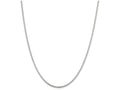 FJC Finejewelers 18 Inch Sterling Silver 2mm Half Round bright-cut Fancy Box Chain Necklace