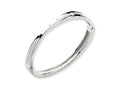 White Ice™ Sterling Silver Diamond Crossover Bangle Bracelet