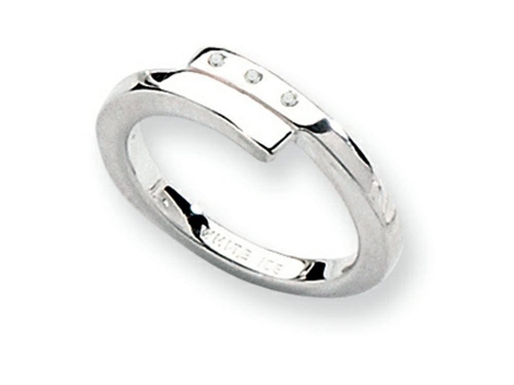 White Ice™ Sterling Silver Diamond Ring