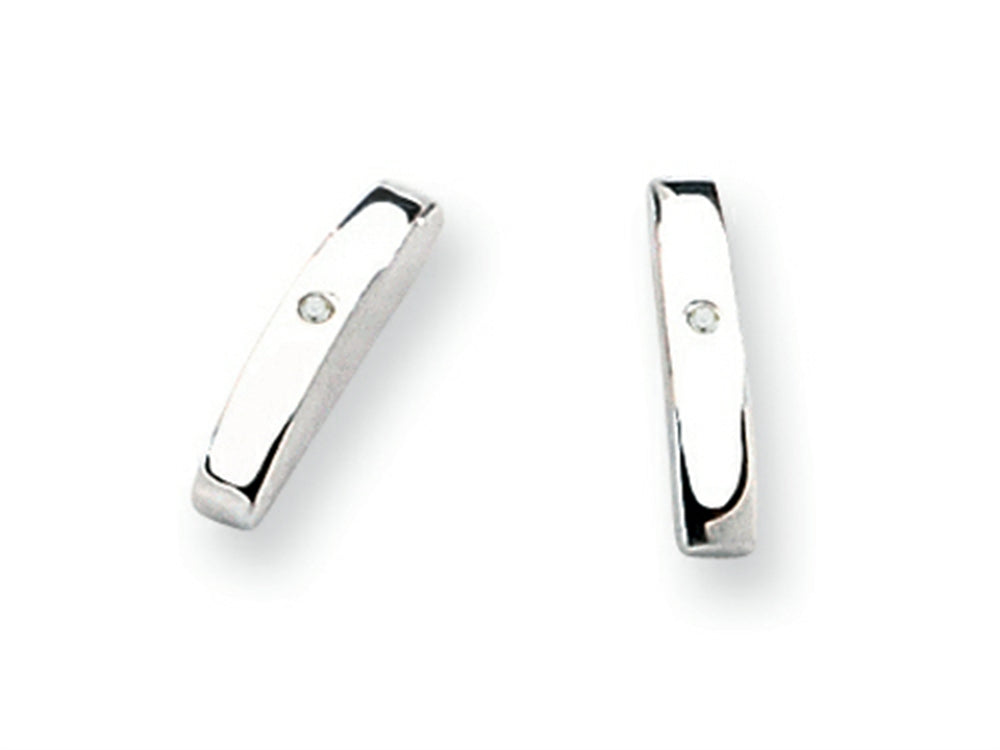 White Ice™ Sterling Silver Diamond Earrings