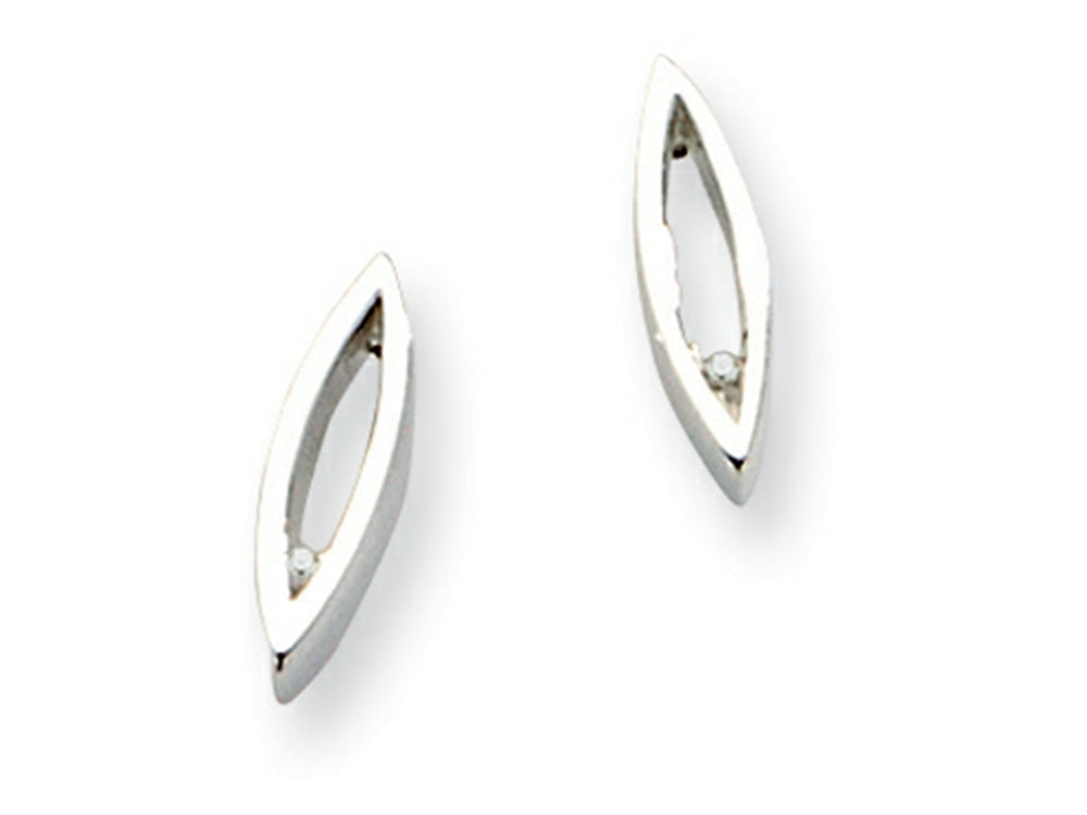 White Ice™ Sterling Silver Diamond Earrings