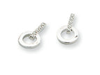 White Ice™ Sterling Silver Diamond Earrings