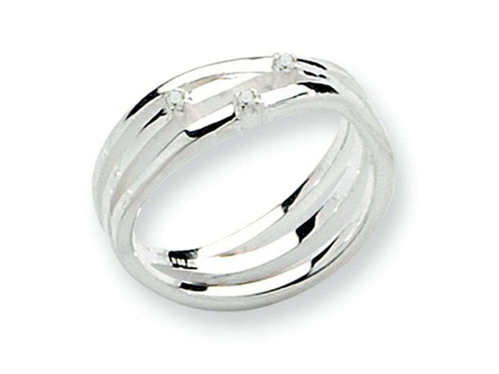 White Ice™ Sterling Silver Diamond Ring