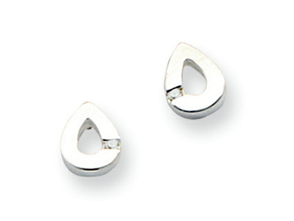 White Ice™ Sterling Silver Diamond Earrings