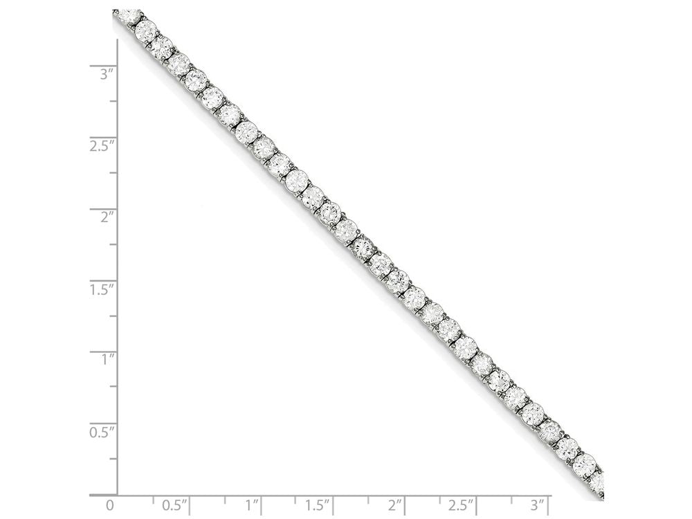 FJC Finejewelers Sterling Silver Cubic Zirconia Bracelet