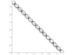 FJC Finejewelers Sterling Silver Cubic Zirconia Bracelet