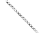 FJC Finejewelers Sterling Silver Cubic Zirconia Bracelet