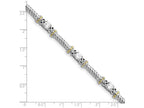 FJC Finejewelers Sterling Silver And Cubic Zirconia Bracelet
