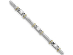 FJC Finejewelers Sterling Silver And Cubic Zirconia Bracelet
