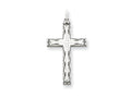 FJC Finejewelers Sterling Silver Laser Designed Cross Pendant Necklace - Chain Included