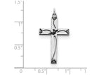 FJC Finejewelers Sterling Silver Laser Designed Cross Pendant Necklace - Chain Included