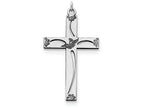 FJC Finejewelers Sterling Silver Laser Designed Cross Pendant Necklace - Chain Included