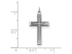 FJC Finejewelers Sterling Silver Laser Designed Cross Pendant Necklace - Chain Included