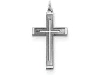 FJC Finejewelers Sterling Silver Laser Designed Cross Pendant Necklace - Chain Included