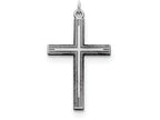 FJC Finejewelers Sterling Silver Laser Designed Cross Pendant Necklace - Chain Included