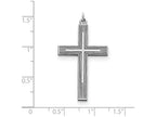 FJC Finejewelers Sterling Silver Laser Designed Cross Pendant Necklace - Chain Included