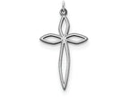 FJC Finejewelers Sterling Silver Laser Designed Cross Pendant Necklace - Chain Included