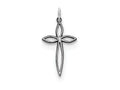 FJC Finejewelers Sterling Silver Laser Designed Cross Charm