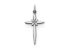 FJC Finejewelers Sterling Silver Laser Designed Cross Charm