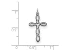 FJC Finejewelers Sterling Silver Laser Designed Cross Pendant Necklace - Chain Included