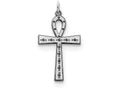 FJC Finejewelers Sterling Silver Laser Designed Cross Pendant Necklace - Chain Included