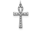 FJC Finejewelers Sterling Silver Laser Designed Cross Pendant Necklace - Chain Included