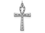 FJC Finejewelers Sterling Silver Laser Designed Cross Pendant Necklace - Chain Included