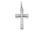 FJC Finejewelers Sterling Silver Laser Designed Cross Charm