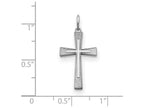 FJC Finejewelers Sterling Silver Laser Designed Cross Pendant Necklace - Chain Included