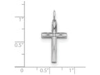FJC Finejewelers Sterling Silver Laser Designed Cross Pendant Necklace - Chain Included