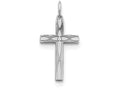 FJC Finejewelers Sterling Silver Laser Designed Cross Pendant Necklace - Chain Included