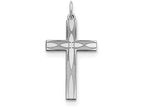 FJC Finejewelers Sterling Silver Laser Designed Cross Pendant Necklace - Chain Included