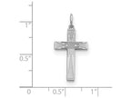 FJC Finejewelers Sterling Silver Laser Designed Cross Pendant Necklace - Chain Included