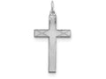 FJC Finejewelers Sterling Silver Laser Designed Cross Pendant Necklace - Chain Included