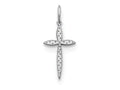 FJC Finejewelers Sterling Silver Laser Designed Cross Charm