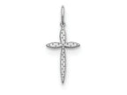 FJC Finejewelers Sterling Silver Laser Designed Cross Charm