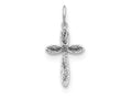 FJC Finejewelers Sterling Silver Laser Designed Cross Charm
