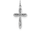 FJC Finejewelers Sterling Silver Laser Designed Cross Pendant Necklace - Chain Included