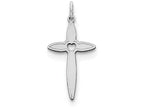 FJC Finejewelers Sterling Silver Laser Designed Cross Pendant Necklace - Chain Included