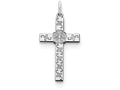 FJC Finejewelers Sterling Silver Laser Designed Cross Pendant Necklace - Chain Included