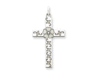 FJC Finejewelers Sterling Silver Laser Designed Cross Pendant Necklace - Chain Included