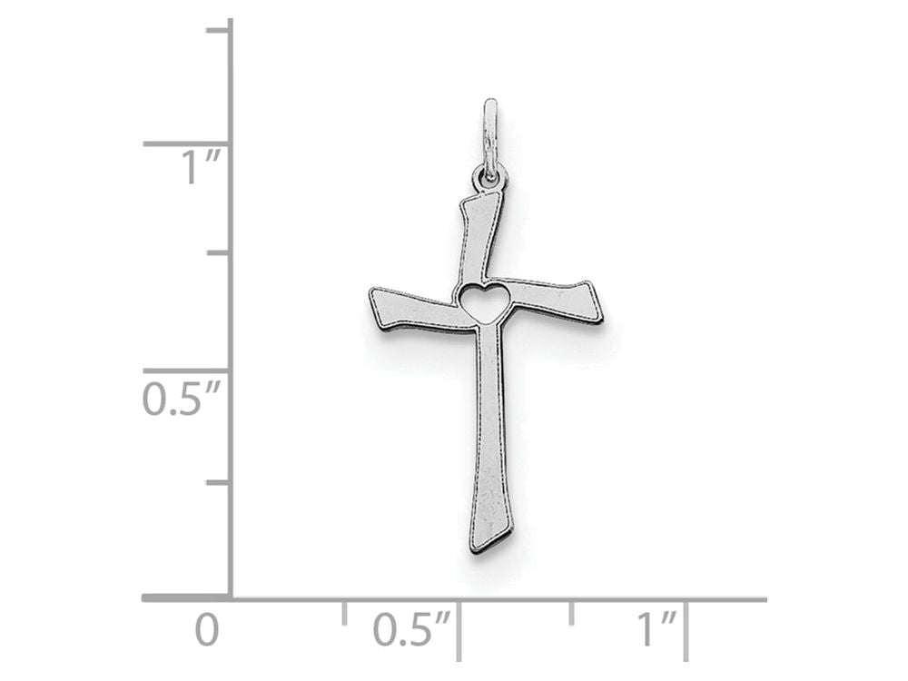 FJC Finejewelers Sterling Silver Laser Designed Cross Pendant Necklace - Chain Included